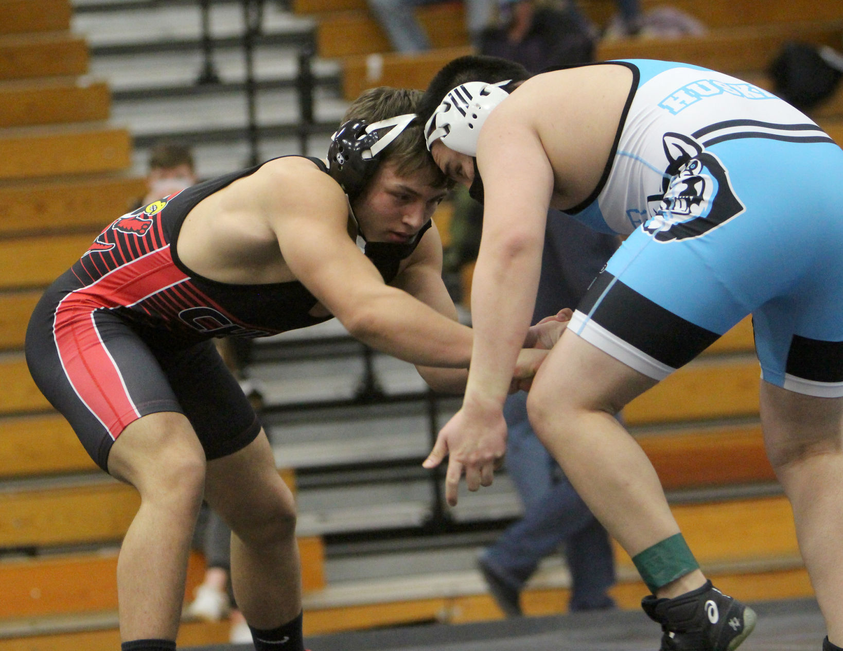 Division 1 prep wrestling sectionals at Eau Claire North 1-30-21